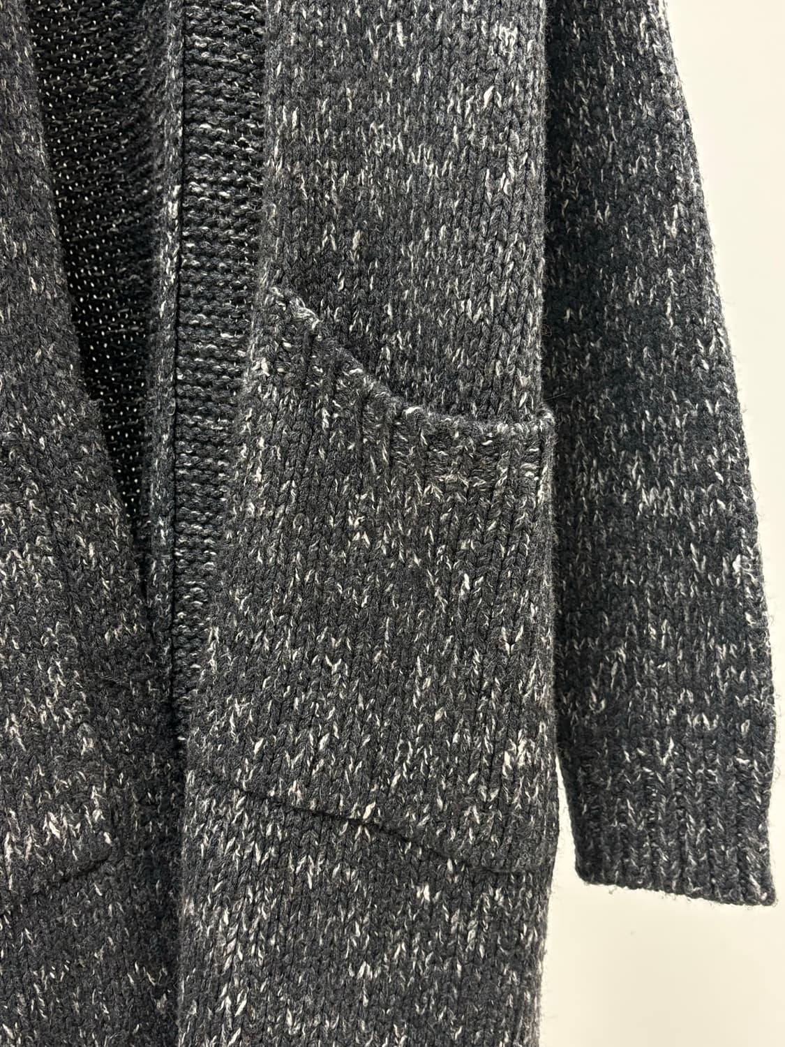 빈티지 락시크 차콜 롱 가디건 상품이미지7