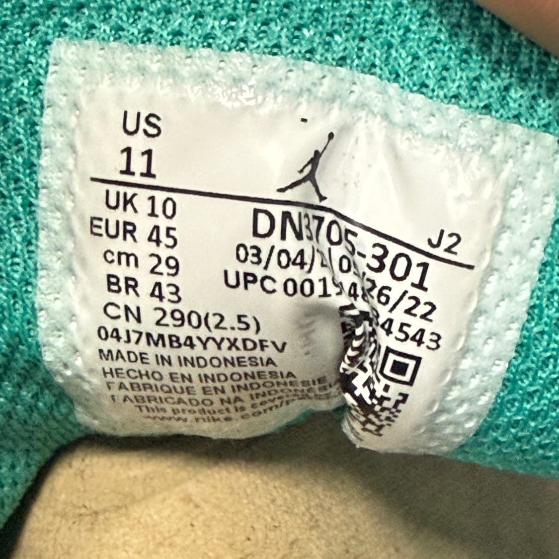 나이키 조던 1 로우 SE 뉴 에메랄드 상품이미지7