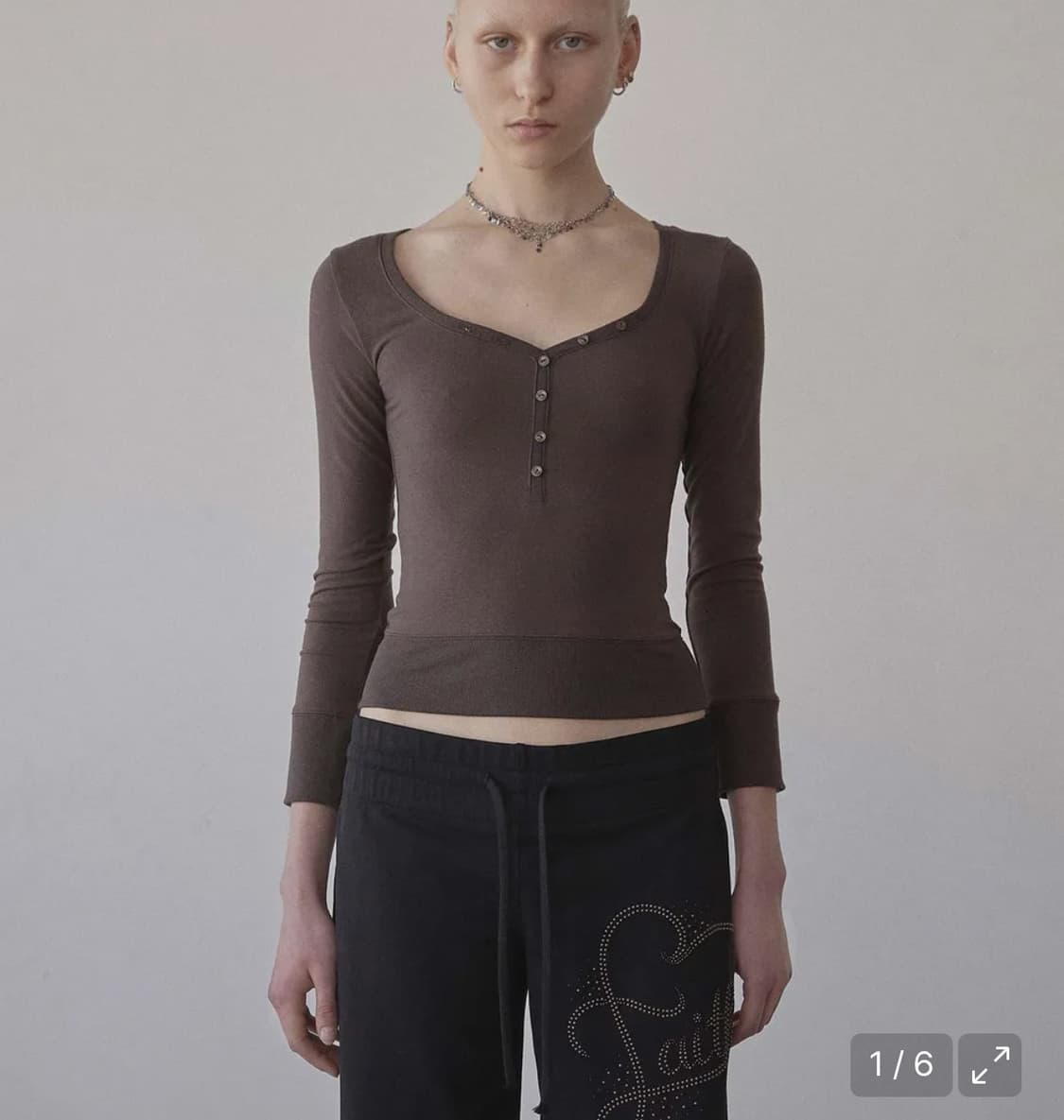 스컬프터 헨리넥 브라운  상품이미지2