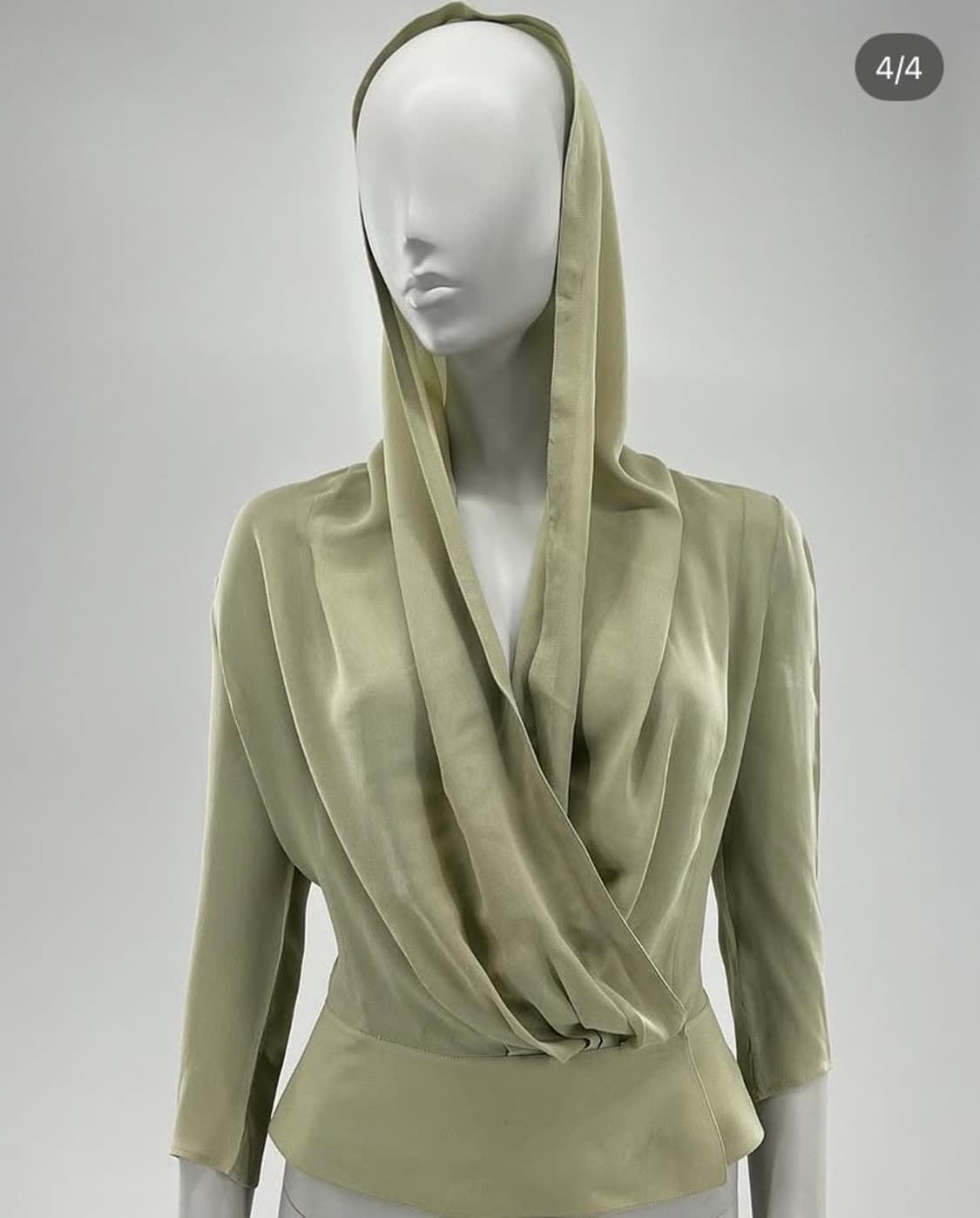 Junko Shimada 실크 후드 블라우스 상품이미지4