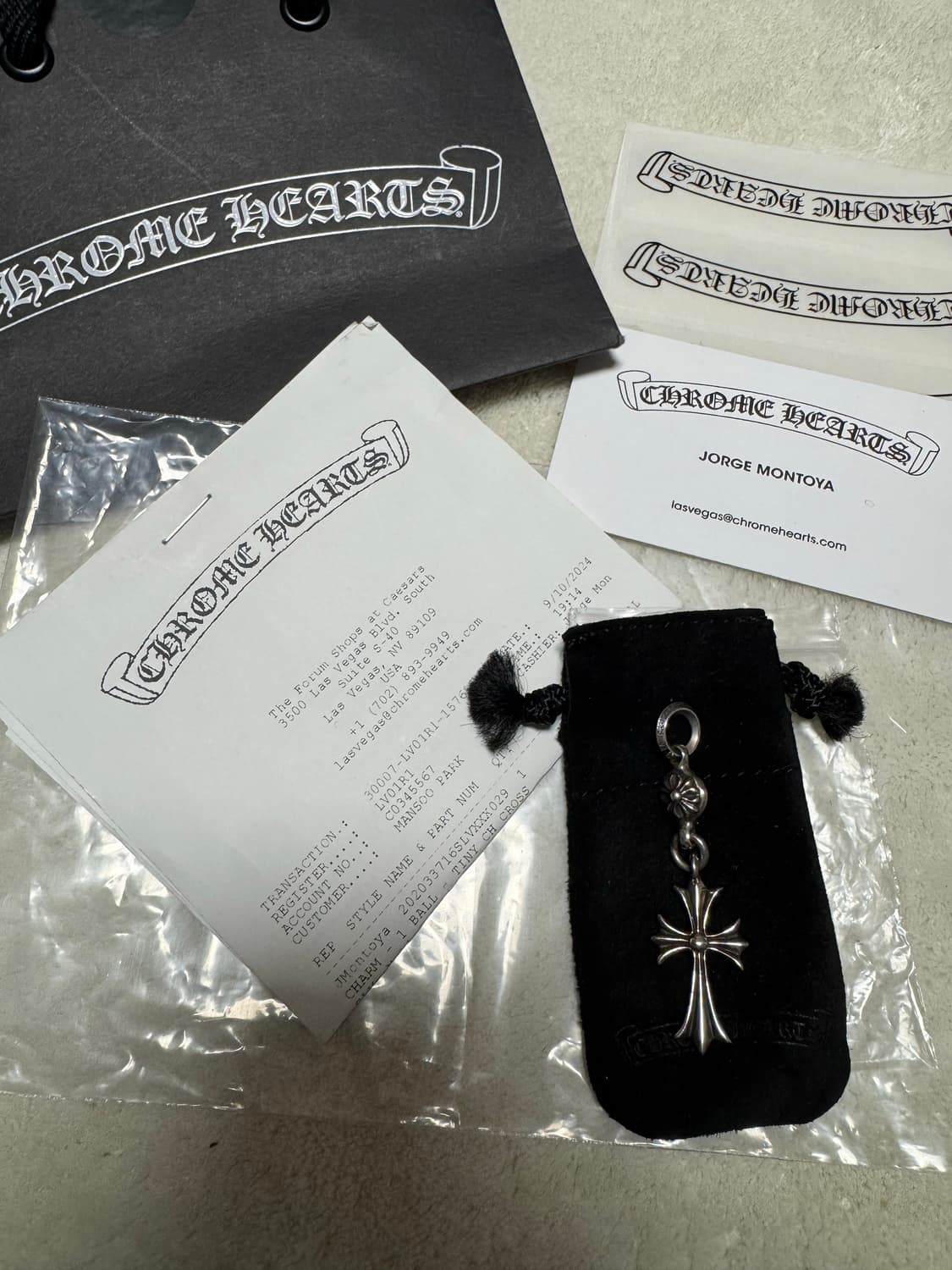 크롬하츠 원볼 타이니 크로스 상품이미지2