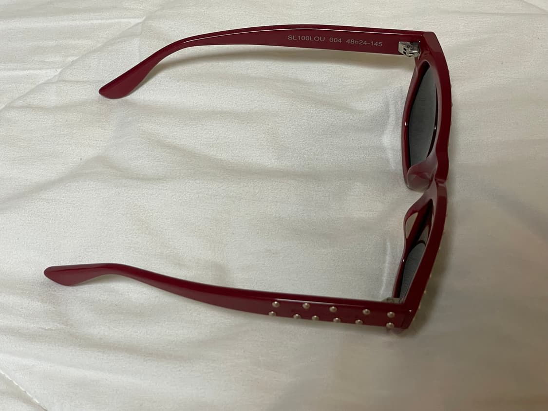 생로랑 16ss시즌 스터드 레드 선글라스 by 에디슬리먼 상품이미지3