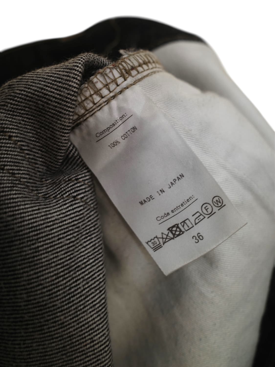 36)24s/s 아프레쎄 블랙 데님 팬츠 상품이미지9