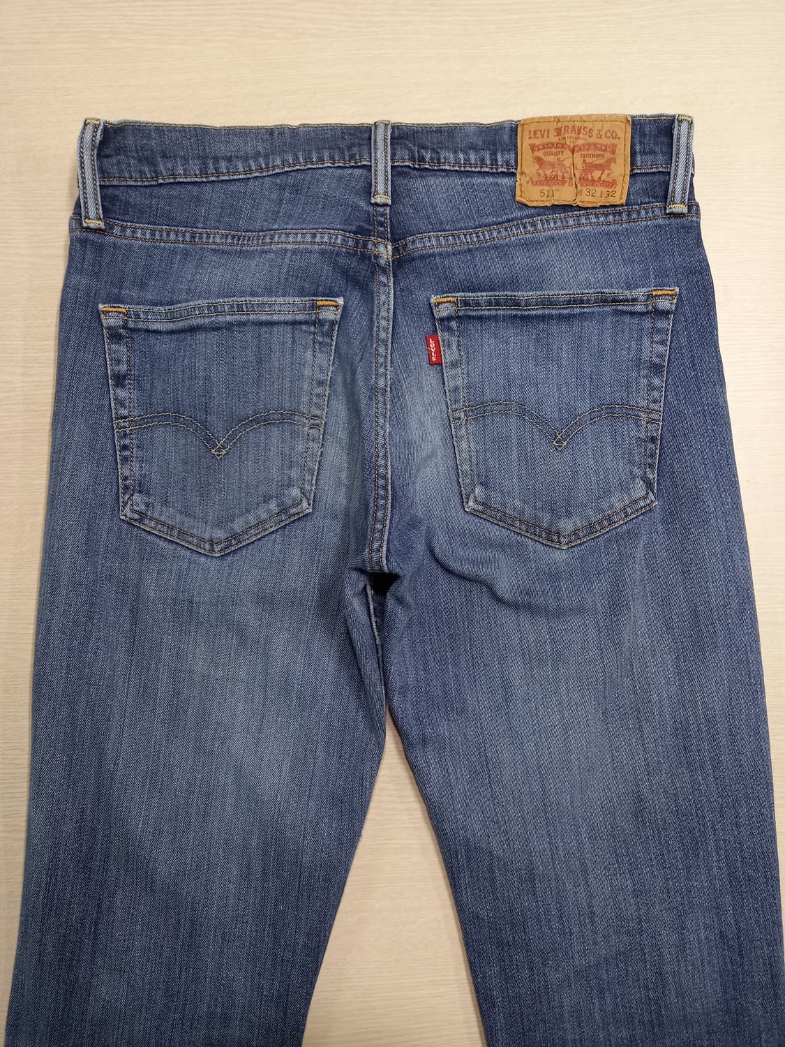 32 리바이스511 콜롬비아 워싱 스판 슬림일자 리페어진 32-301 상품이미지4