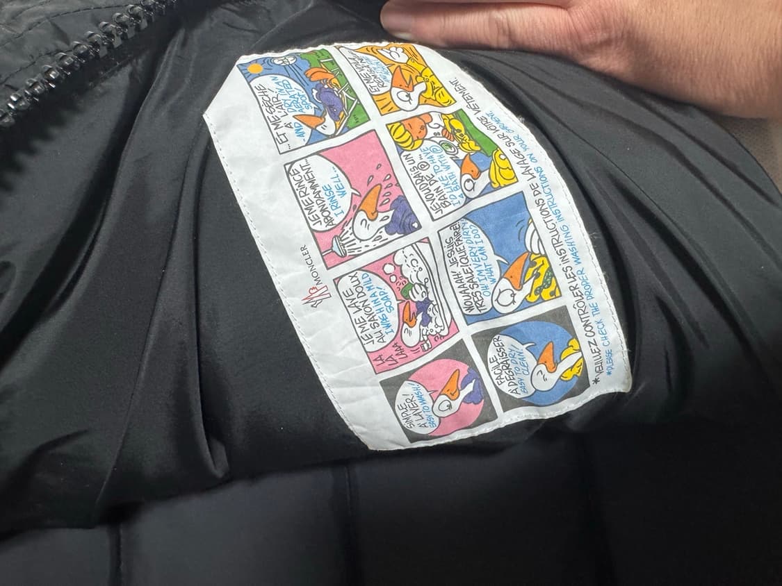 몽클레어 클루니 리얼퍼 블랙 패딩 상품이미지3