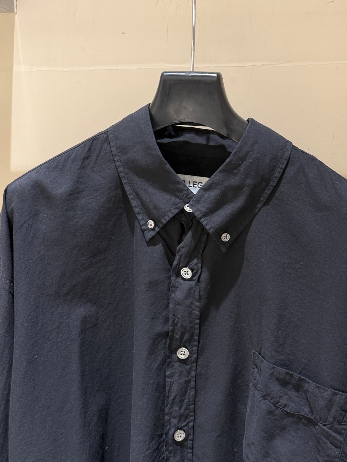 아워레가시 버로우드 BD 셔츠 블랙 상품이미지2