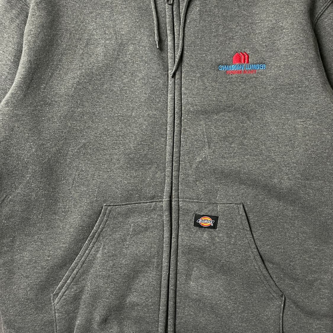 DICKIES 디키즈 빈티지 그레이 셰르파 후드 집업 A00824 상품이미지4