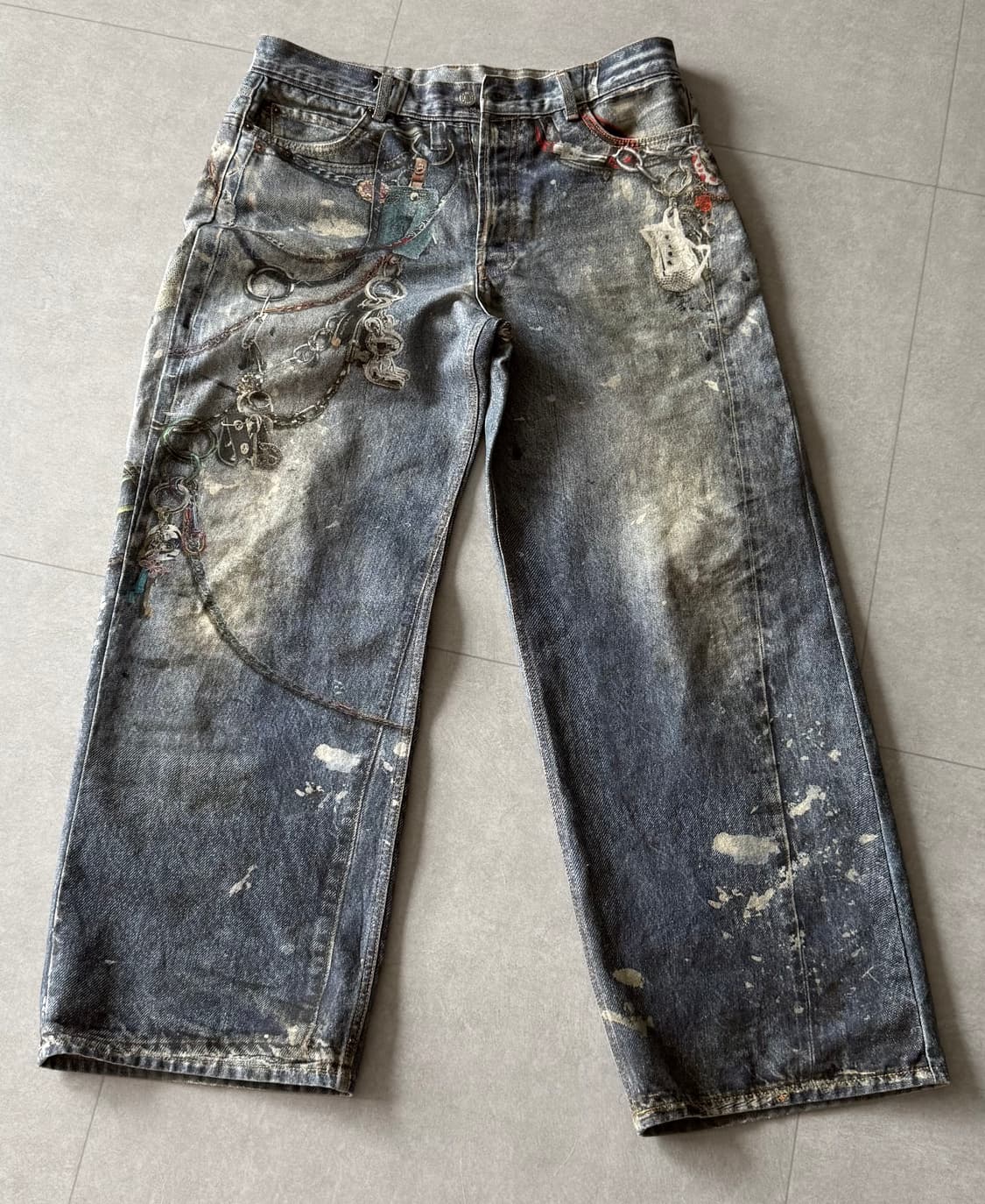 아크네스튜디오 트롱프뢰유 키체인 데님 50 상품이미지1