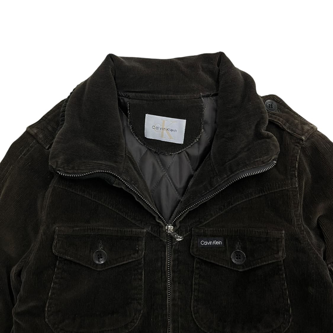캘빈클라인 y2k 초코맛 코듀로이 자켓 S 상품이미지4