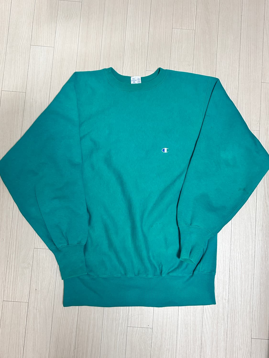 [XL] 90s 챔피온 리버스위브 틸 에메랄드 상품이미지2