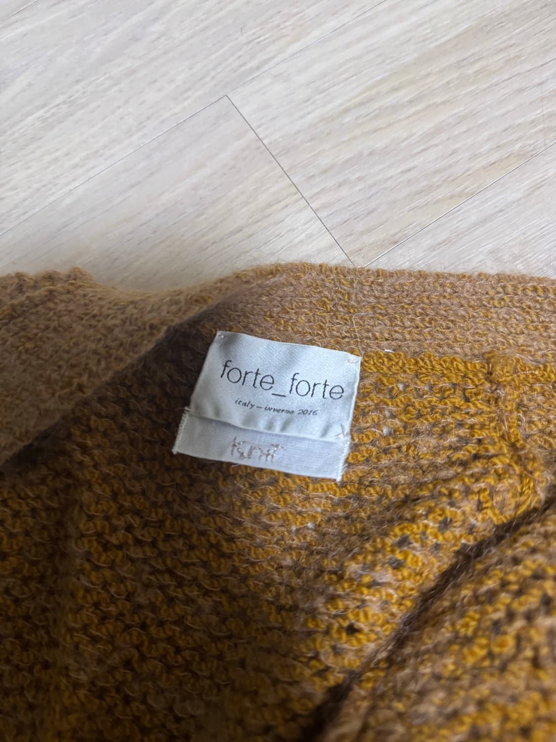 Forte_Forte 브라운 가디건 정품 상품이미지6