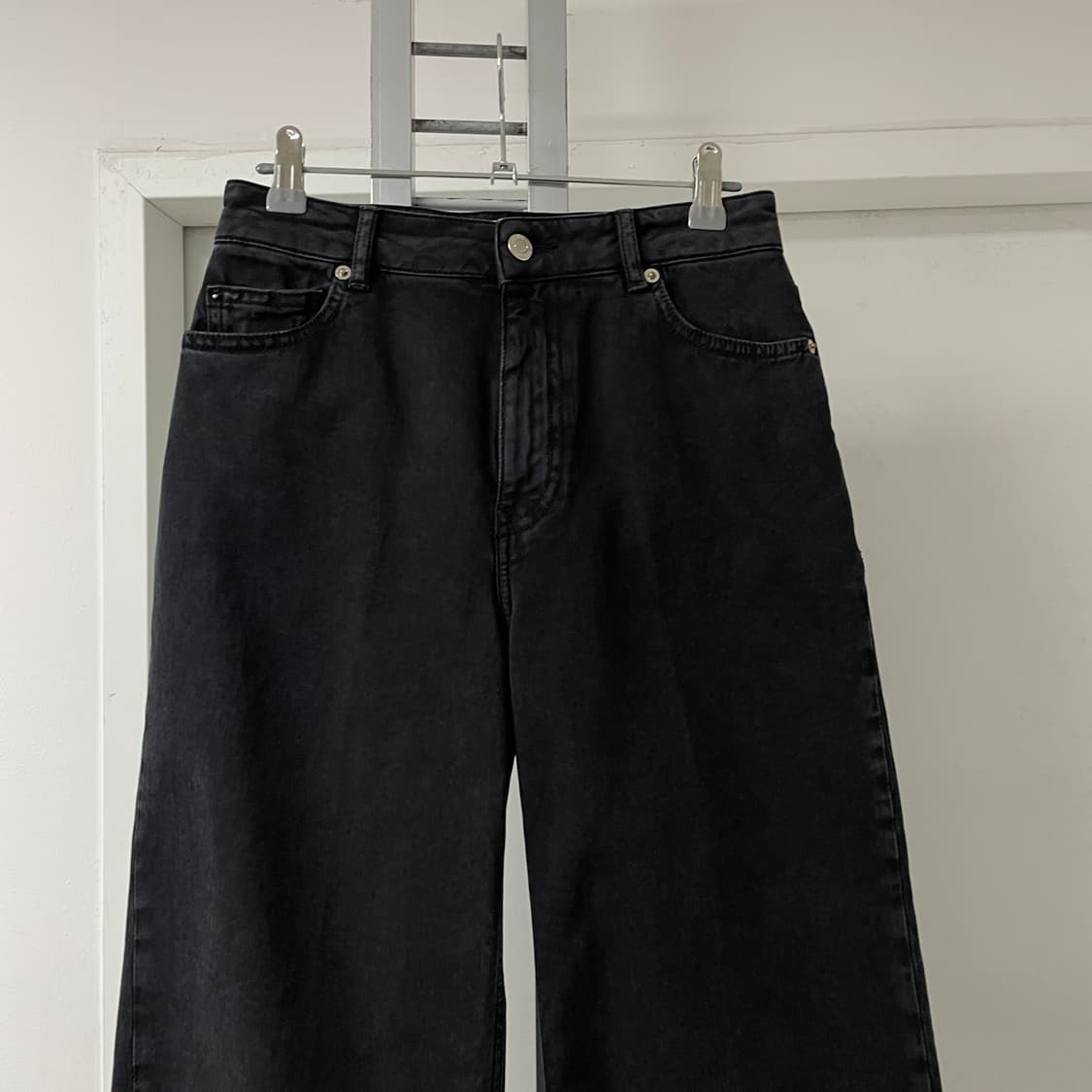 IRO 이로 블랙 데님 팬츠 26(W) 상품이미지2