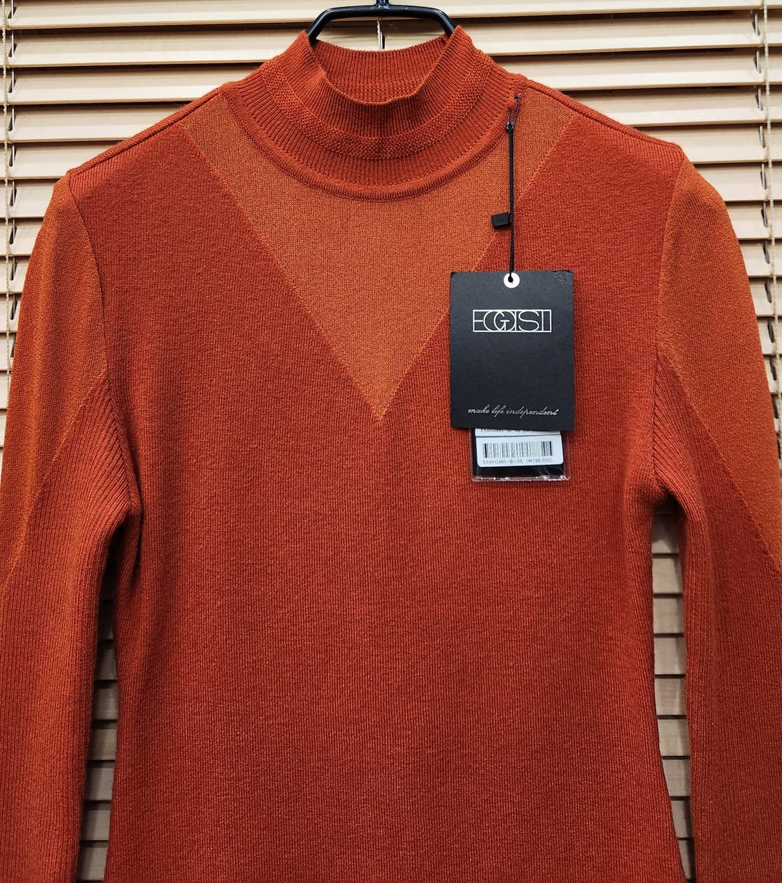 (새상품)에고이스트 시스루넥 슬림 미니원피스55 상품이미지2