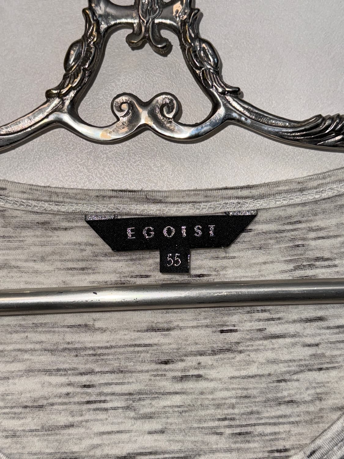 Egoist white melange oriental punk 긴팔티  상품이미지4
