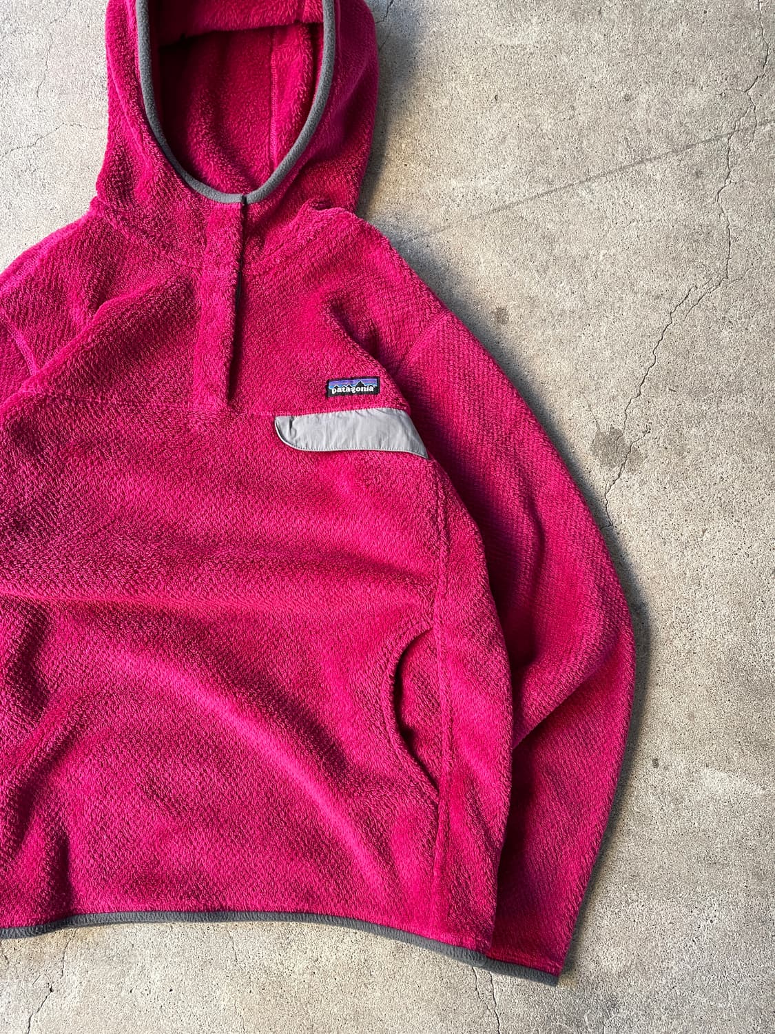 Patagonia Magenta Pink Hoodie Fleece 상품이미지4