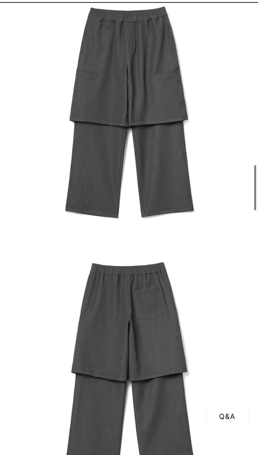 밀로우먼 레이어 와이드 트라우저 상품이미지3