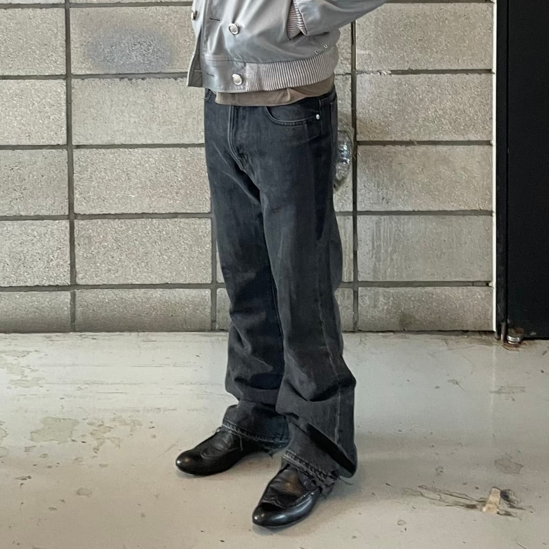 Jieda 플레어 데님 팬츠 상품이미지1