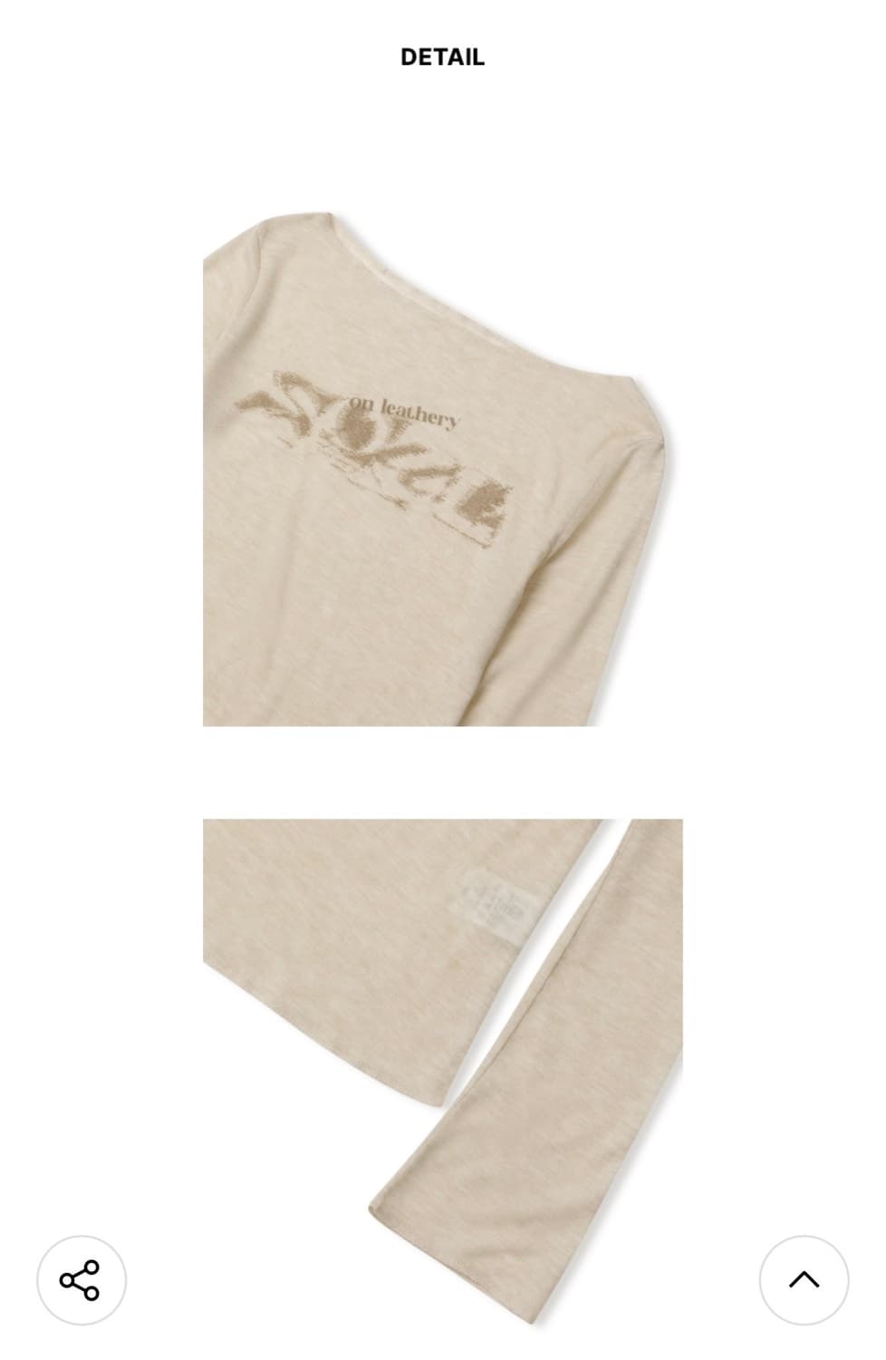 (M) 레더리 루즈핏 보트넥 롱슬리브 OATMEAL 판매 상품이미지7