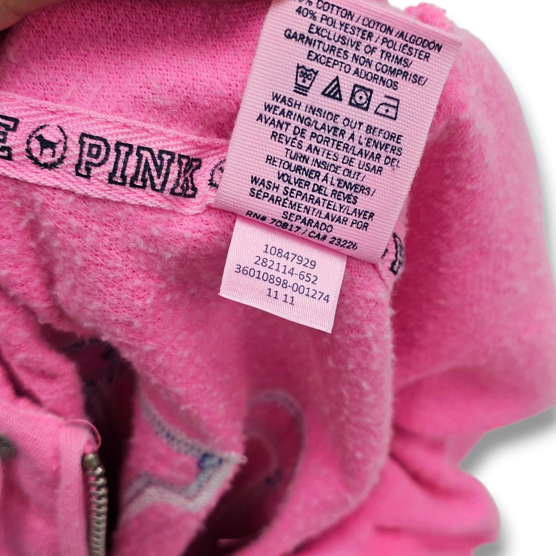 XS PINK Victoria's Secret 핑크 후드집업 상품이미지8