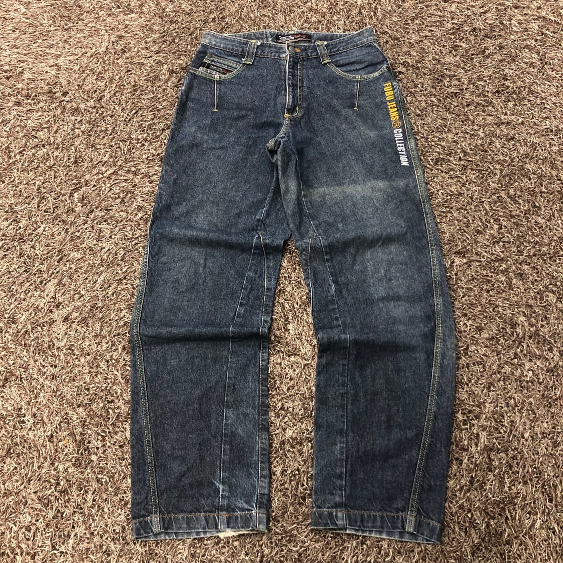 30 후부 올드스쿨 워싱 데님 팬츠 상품이미지1