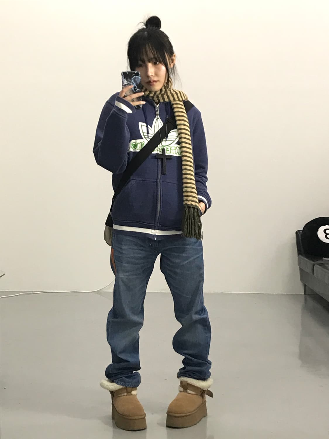 Real Bvoice R-Embroidery Vintage Denim 상품이미지5