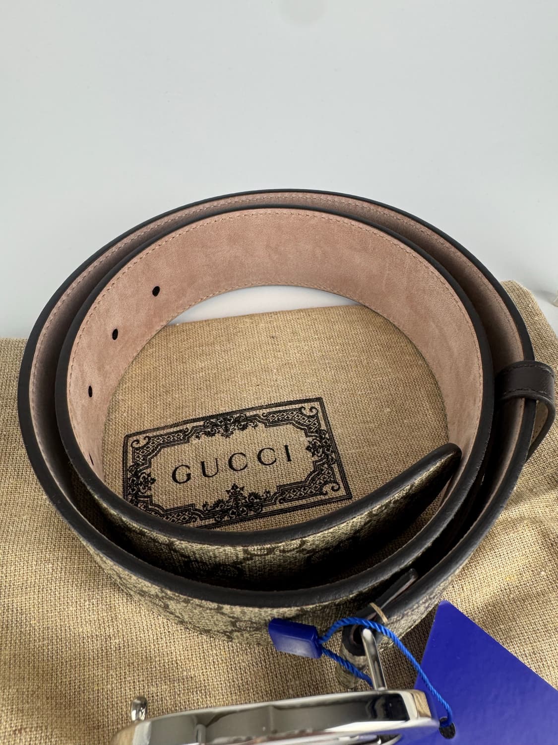 구찌 GG 수프림 벨트 (새 상품) 상품이미지4