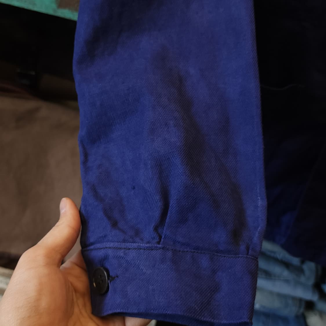 60s 프렌치 워크자켓 프렌치자켓 블루 워크자켓 48 상품이미지8