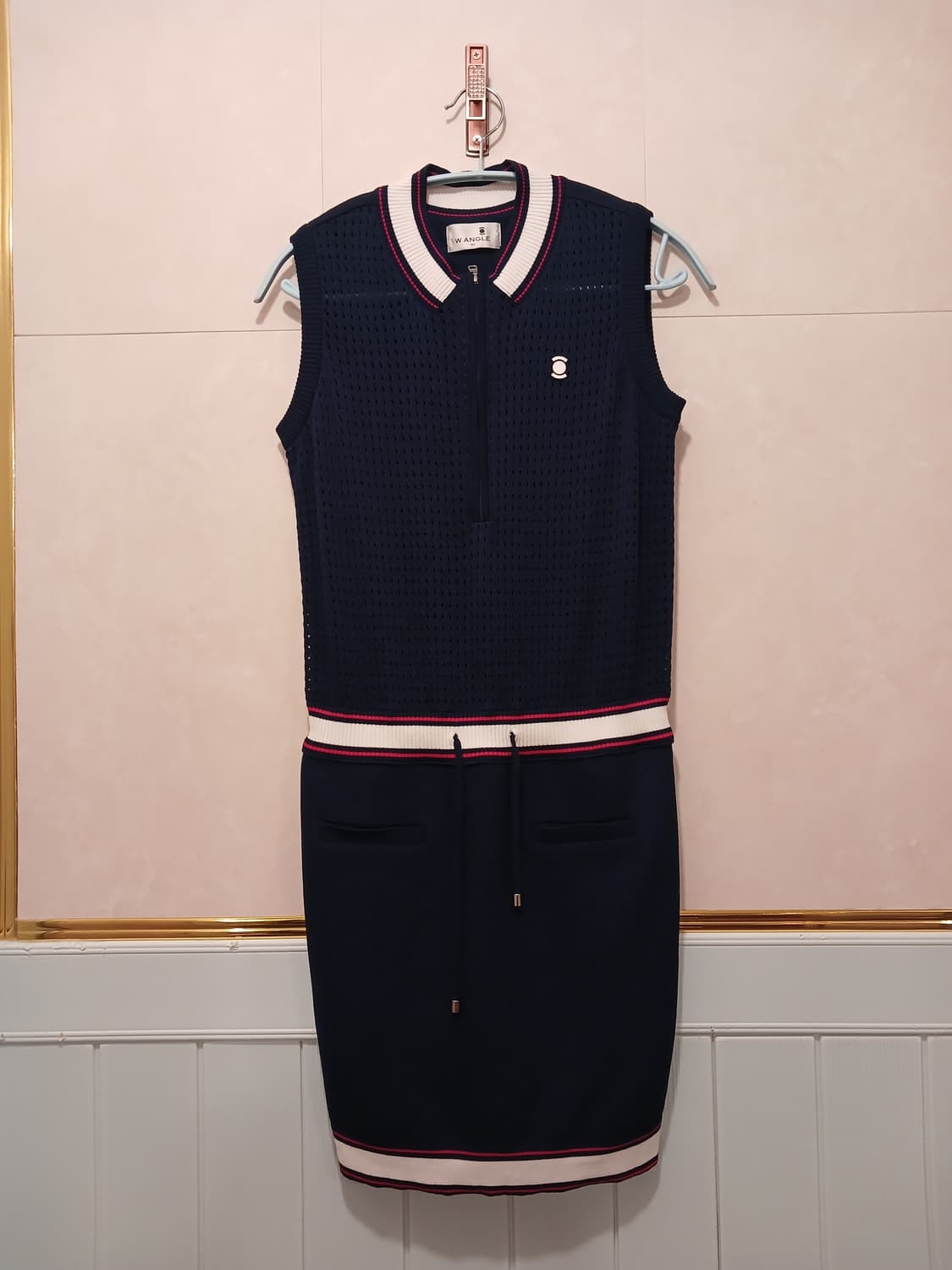 와이드앵글 정품 여성 니트 민소매 원피스 90 사이즈 상품이미지1