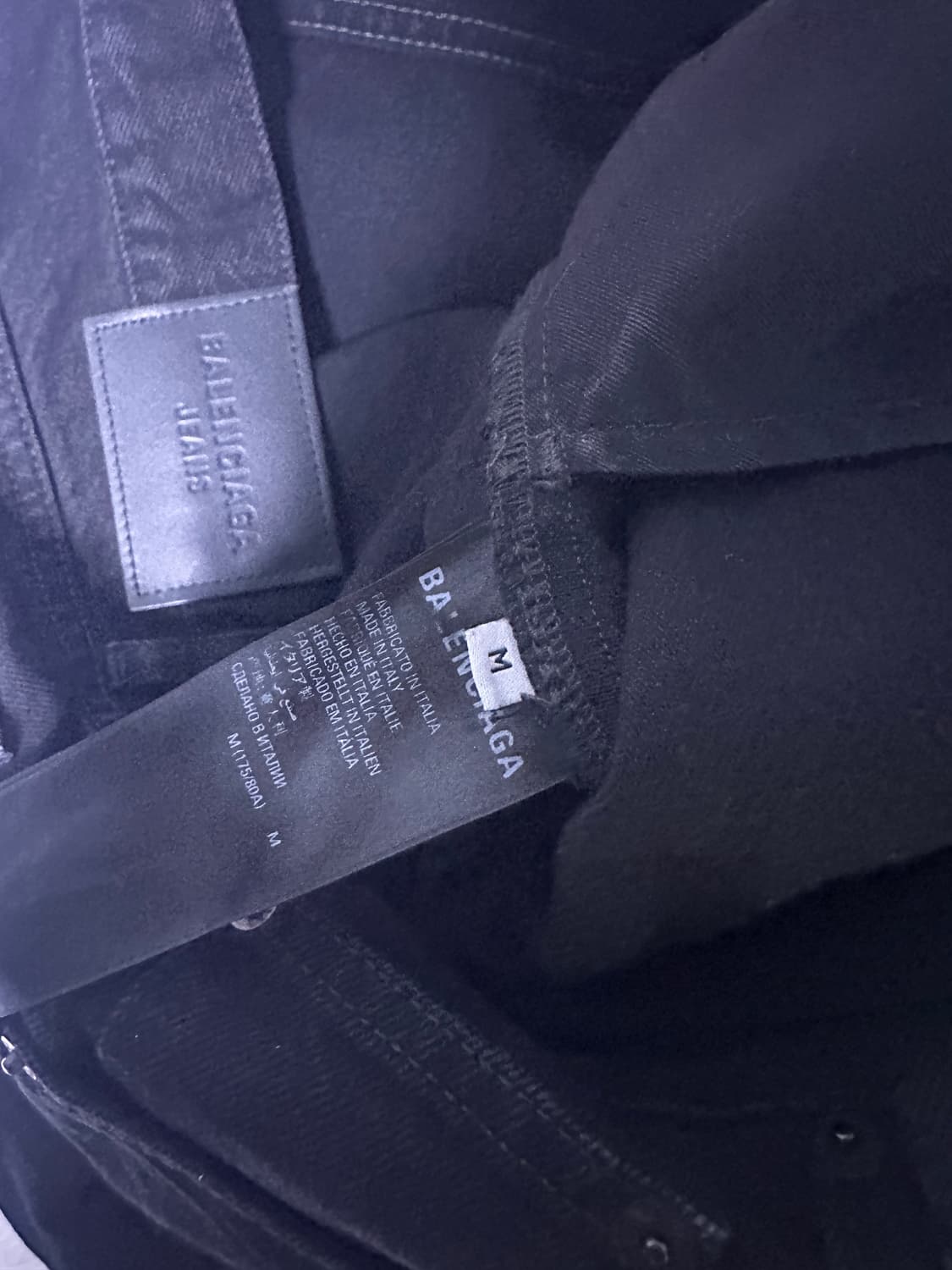 [M] 발렌시아가 유니핏 라지 데님팬츠 상품이미지5