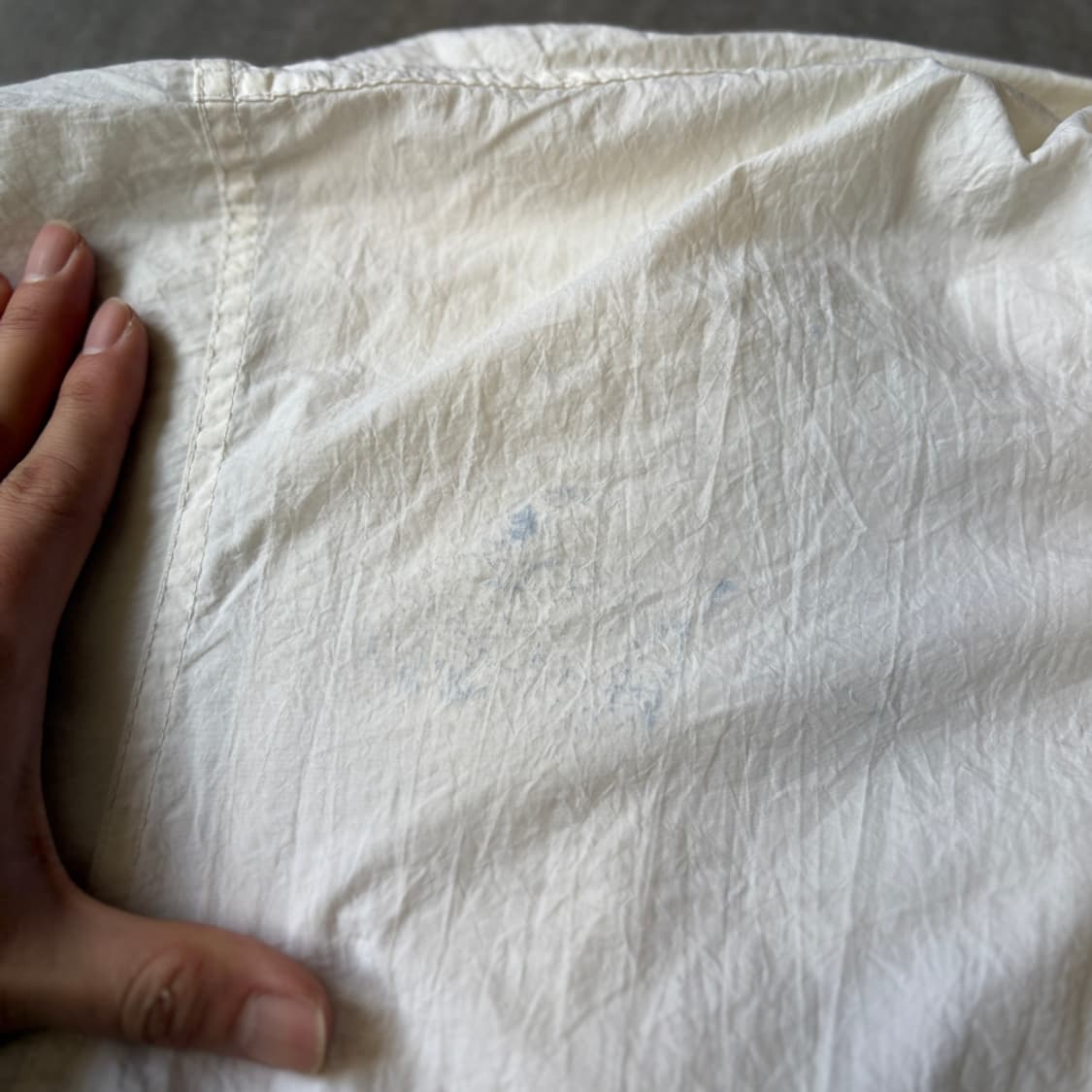 90년대 생산 NFL 프로 라인 바이 스타터 화이트 나일론 웜업 상품이미지10