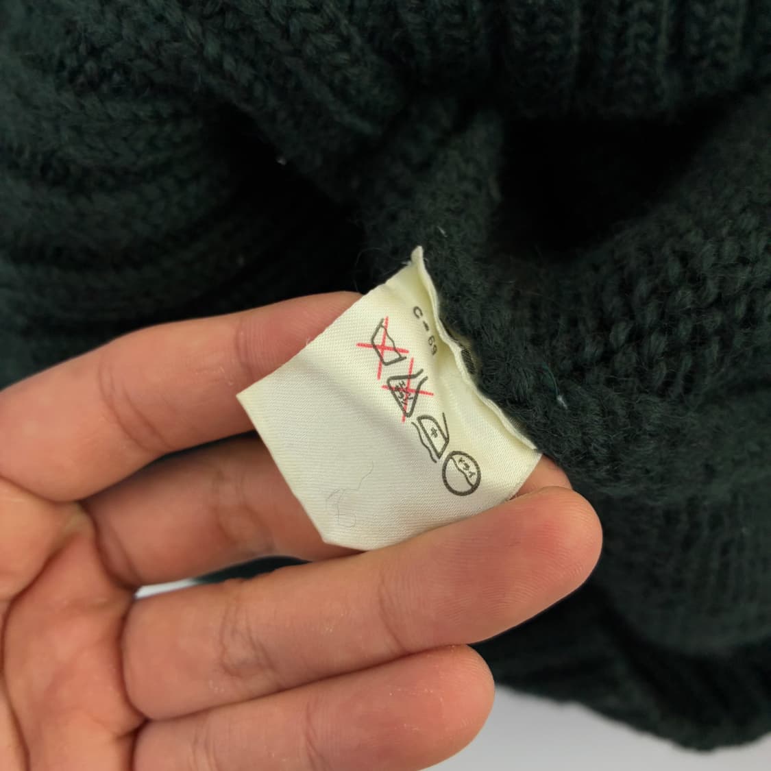 Polo  폴로 랄프로렌 90,s자수 다크그린 니트 상품이미지4