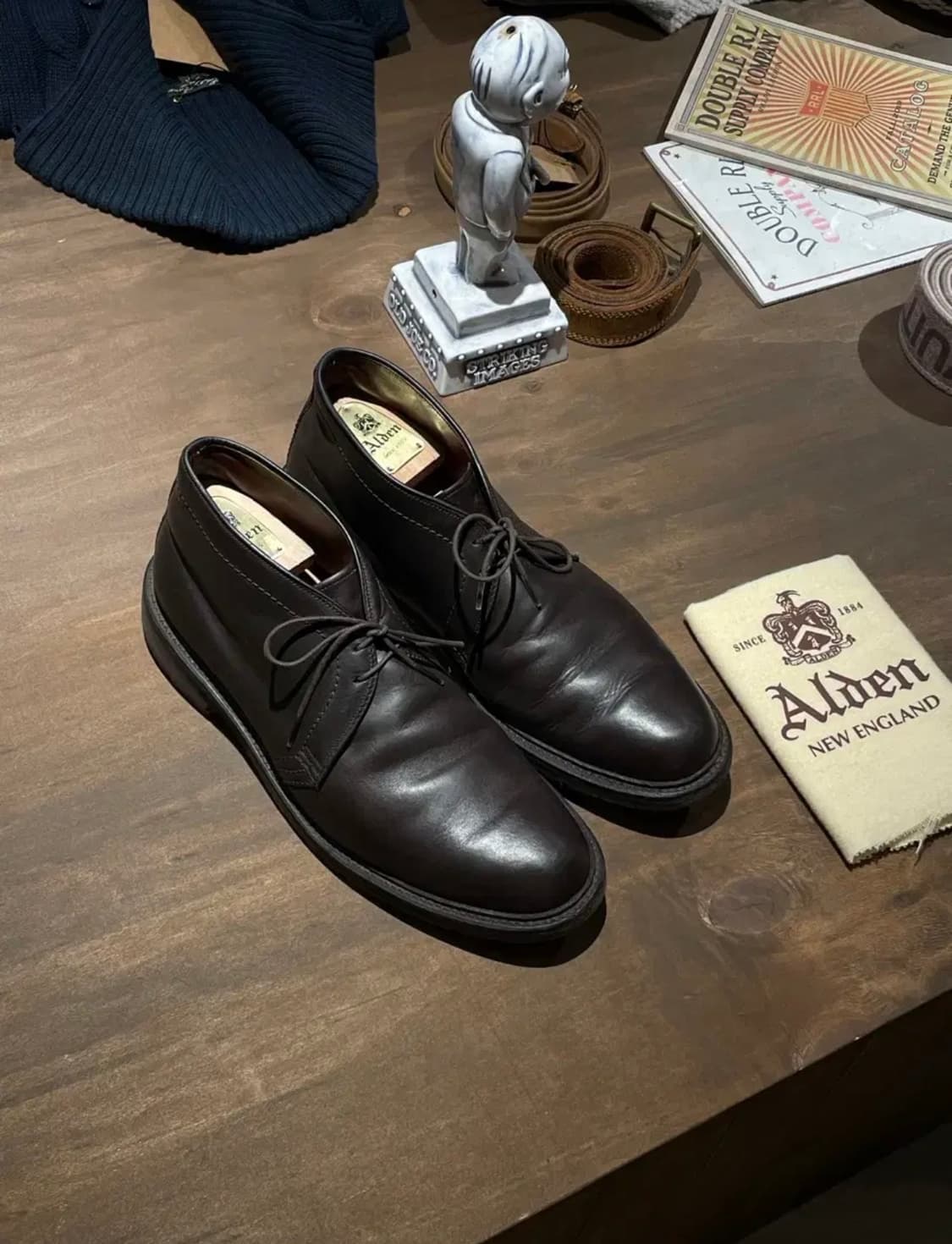 Alden 알든 다크브라운 처카부츠 10D 상품이미지2