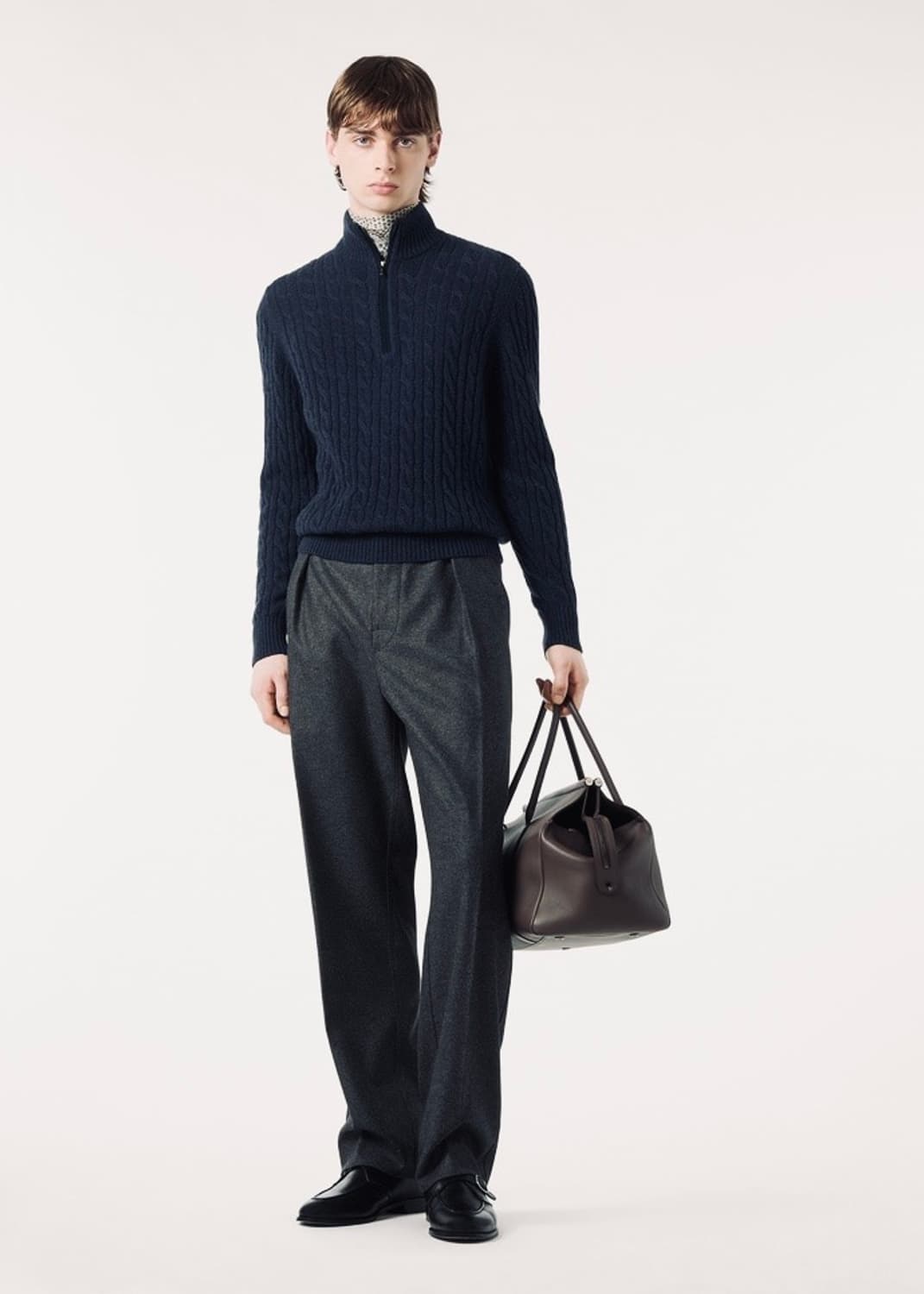 (명작,강추👍)로로피아나 베이비 캐시미어 집업 스웨터 니트 상품이미지10