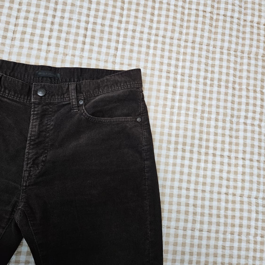 유니클로 골덴 스판 면바지 남자33 상품이미지3