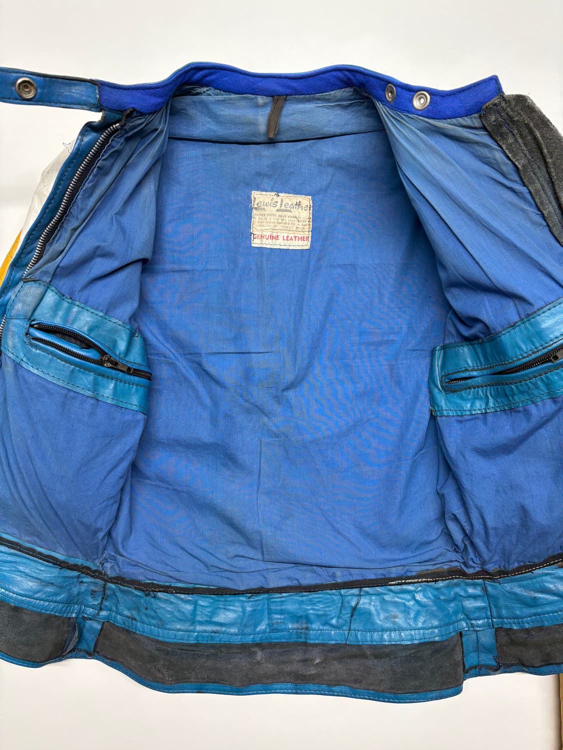 70's 루이스레더 레이싱 레더 자켓 상품이미지4