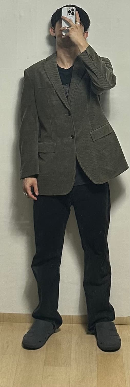 재퍼 다반 울 코듀로이 블레이저 상품이미지5