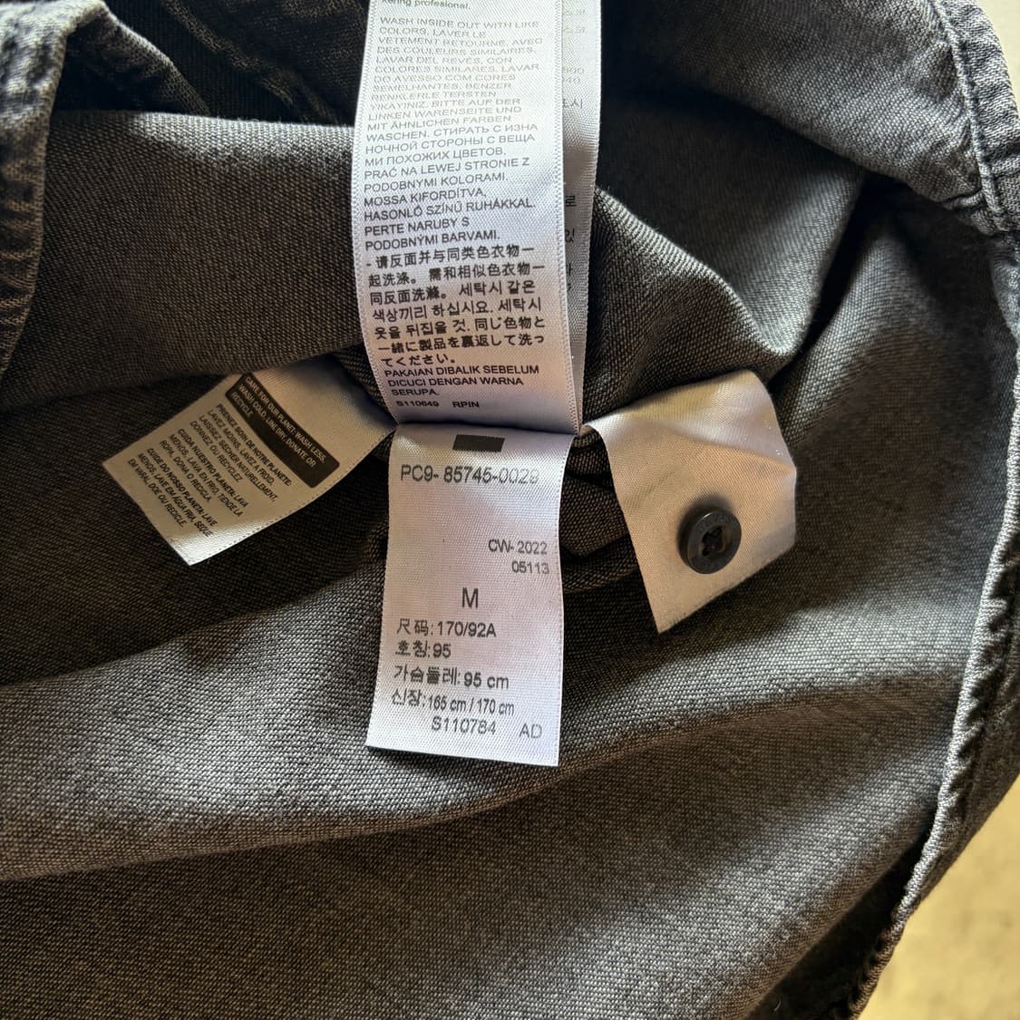 [M]리바이스 Levi's 웨스턴 흑청 데님 셔츠 상품이미지10