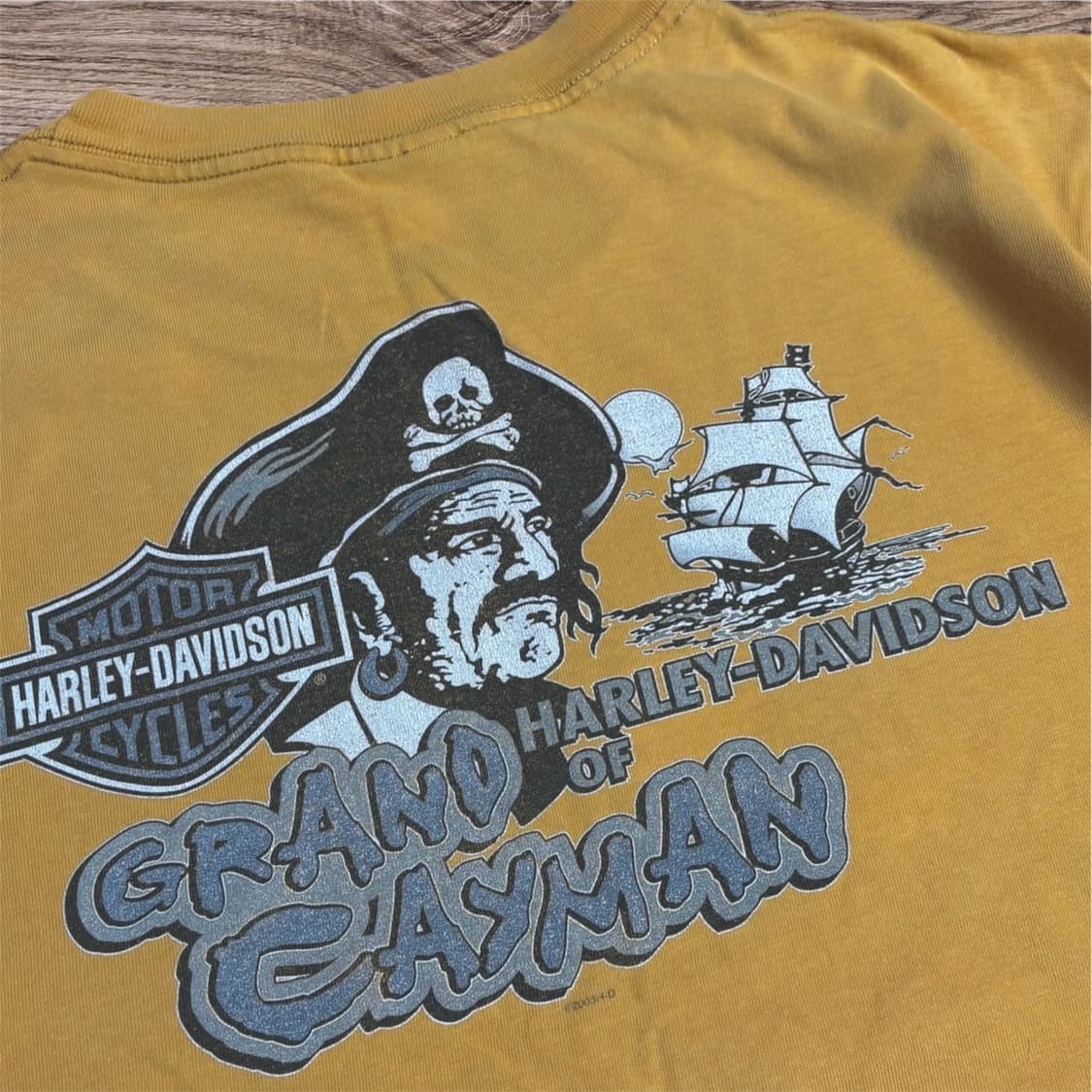 00s Harley Davidson cayman T-shirt 상품이미지4