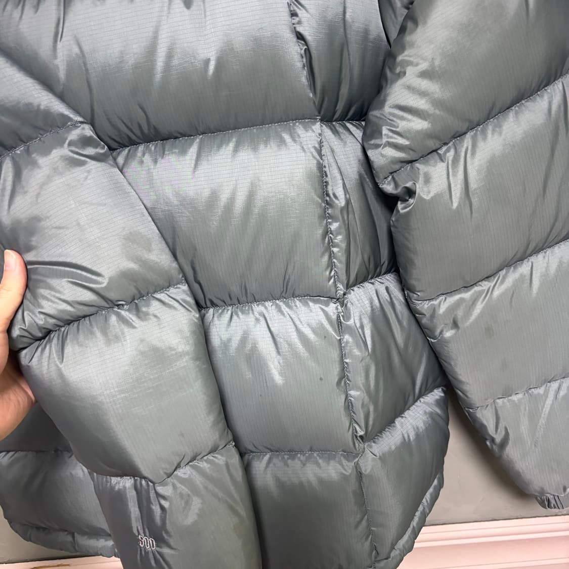 노스페이스 800 로체 구스다운 패딩 그레이 상품이미지5