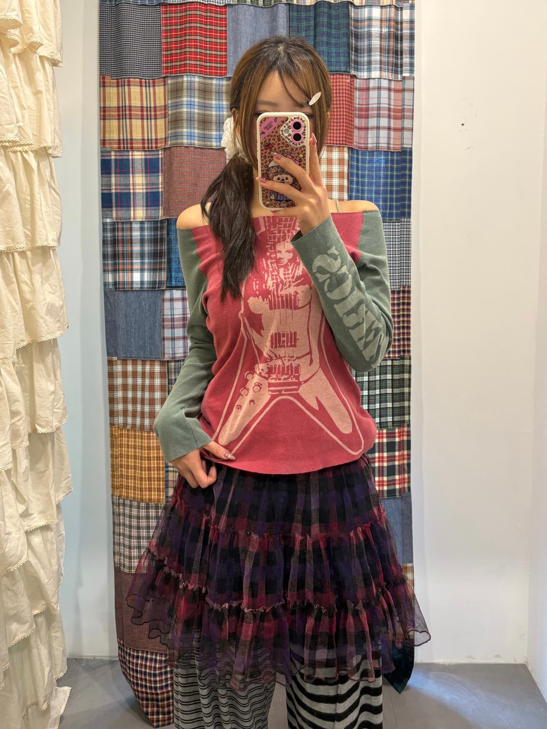 히스테릭글래머 아카이브 히스걸 오프 롱슬리브 상품이미지2