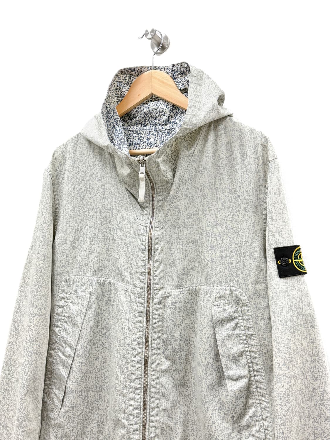 스톤아일랜드 디지털 카모 프린팅 리버시블 후드 자켓 상품이미지6