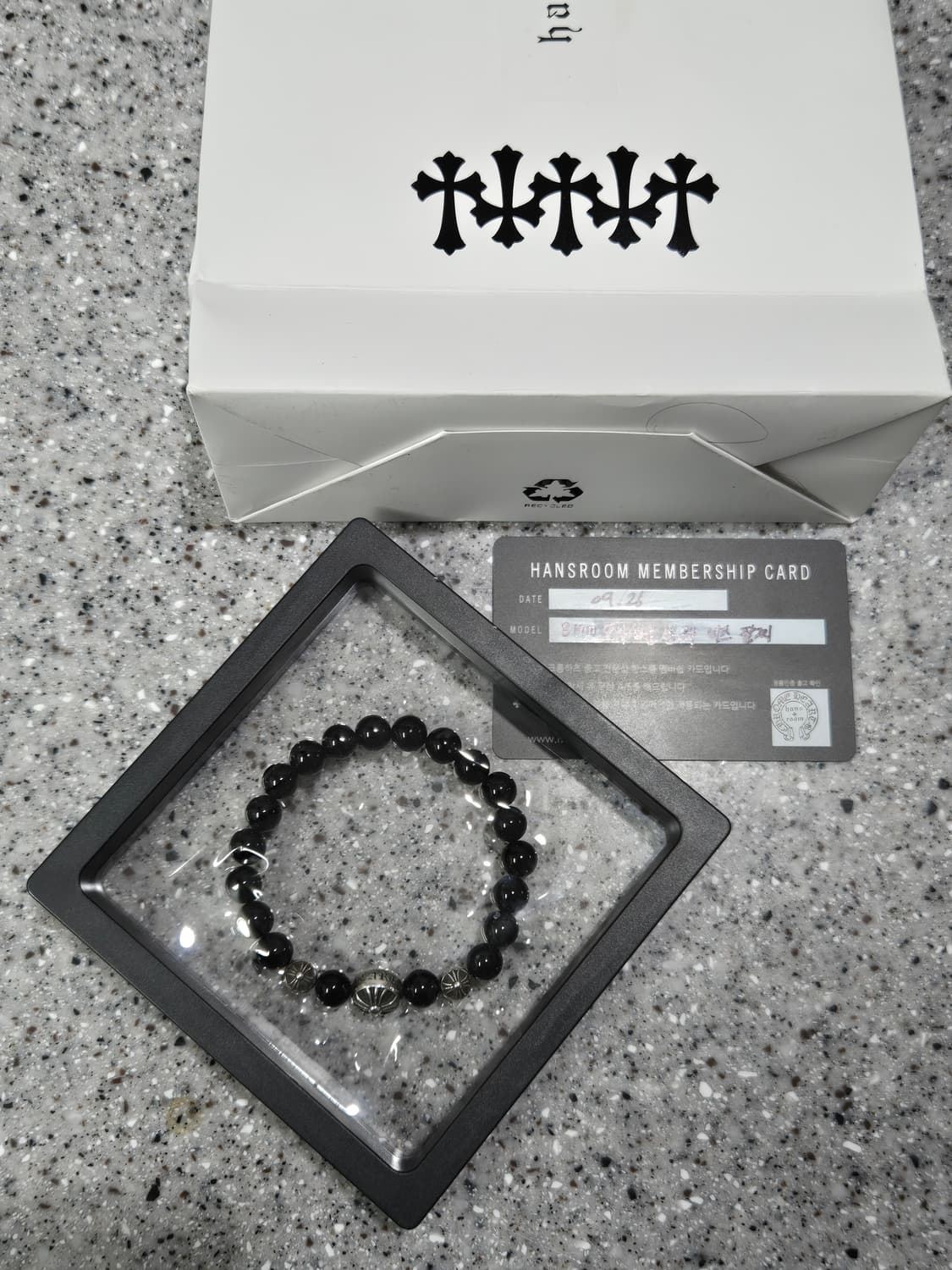 크롬하츠  비즈 3볼 팔찌(정품) 상품이미지1