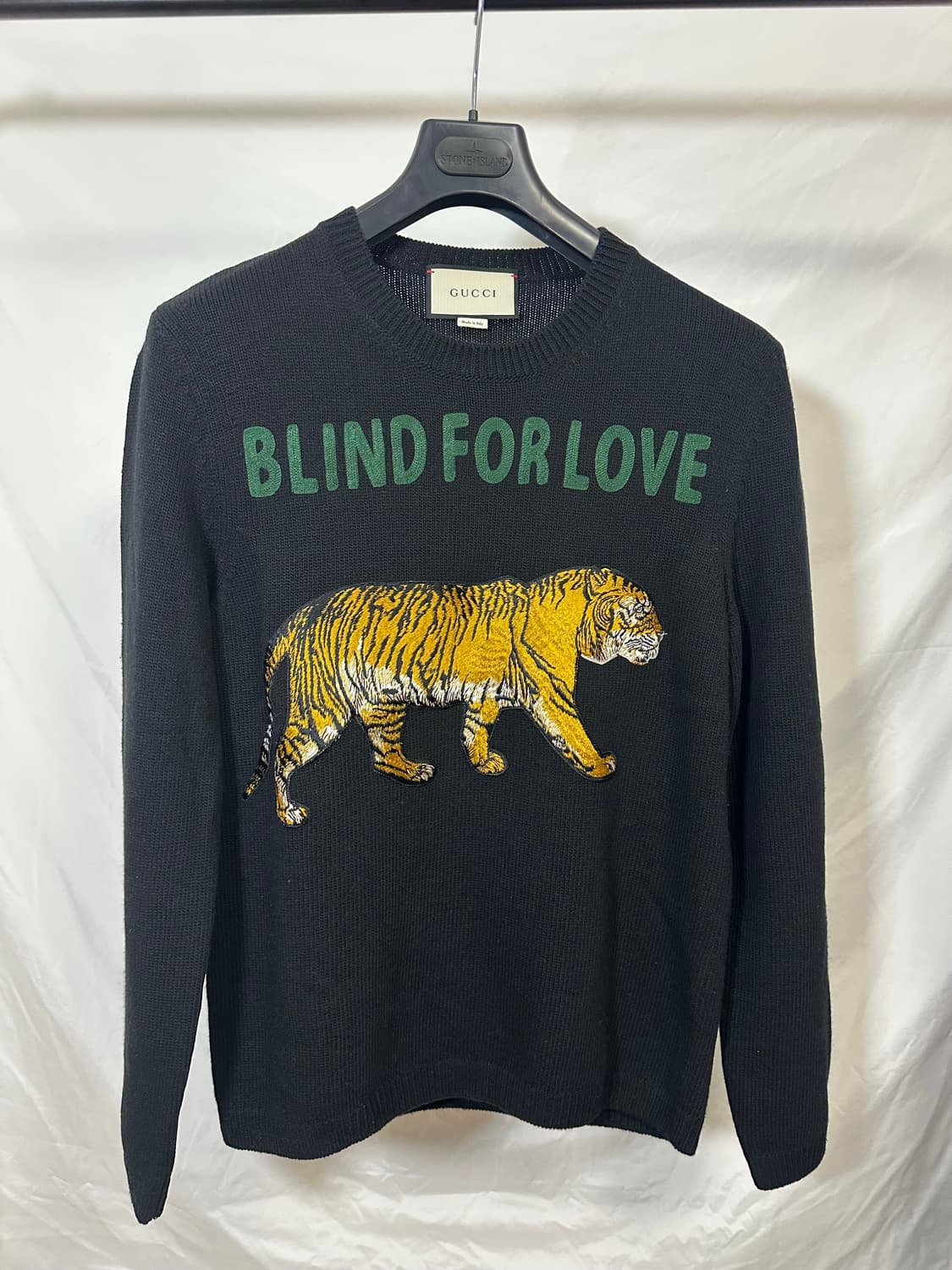 구찌 블라인드 포 러브 니트 블랙 (S) 상품이미지1