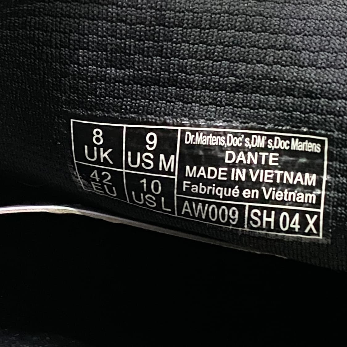 닥터마틴 6홀 단테 스웨이드 스니커즈 B3231 상품이미지3