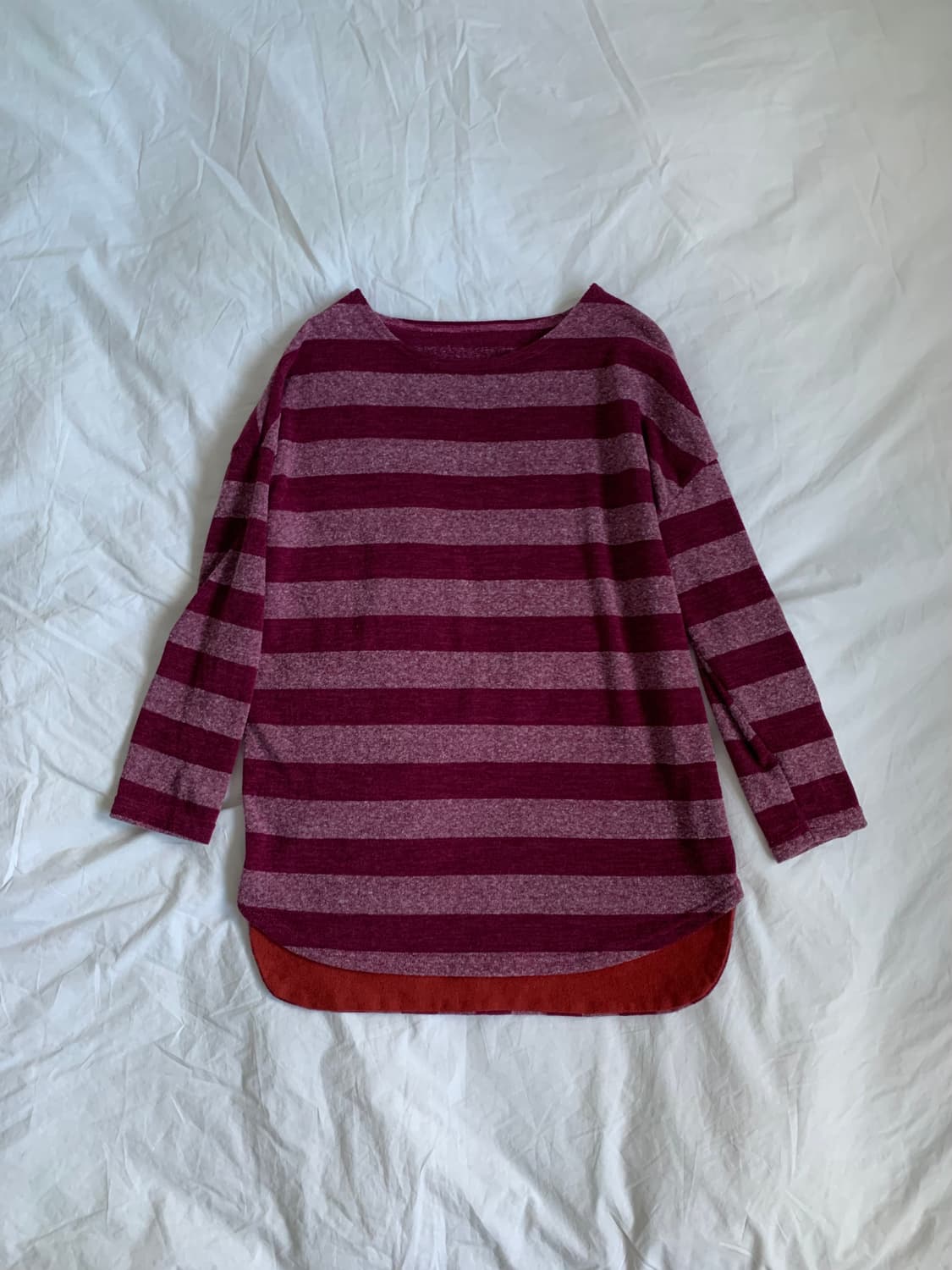 퍼플 스트라이프 탑 상품이미지1