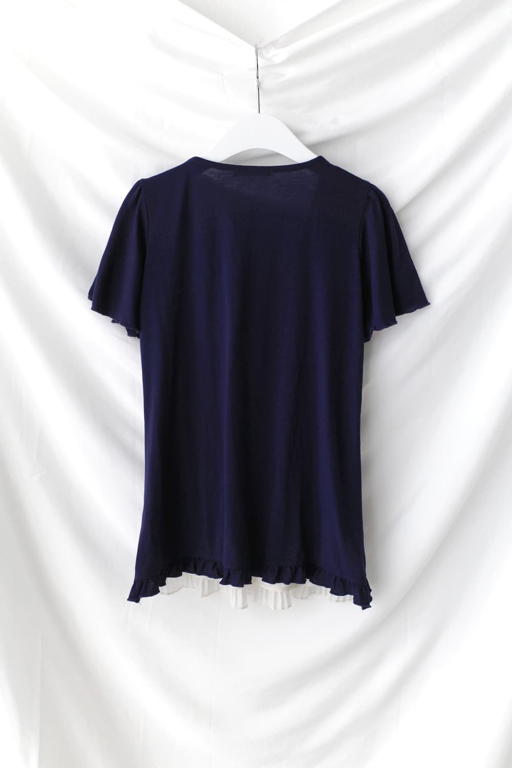 axes femme) flower pleats half T  상품이미지2