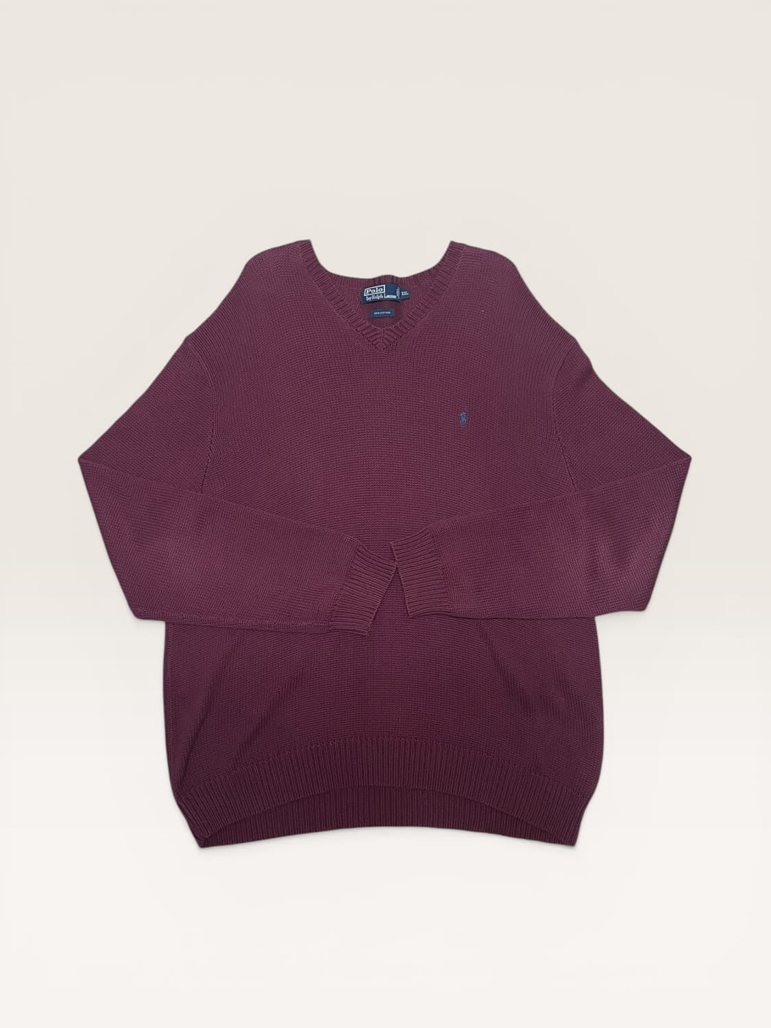 Polo - 버건디 니트 ( XL-XXL 추천) 상품이미지1