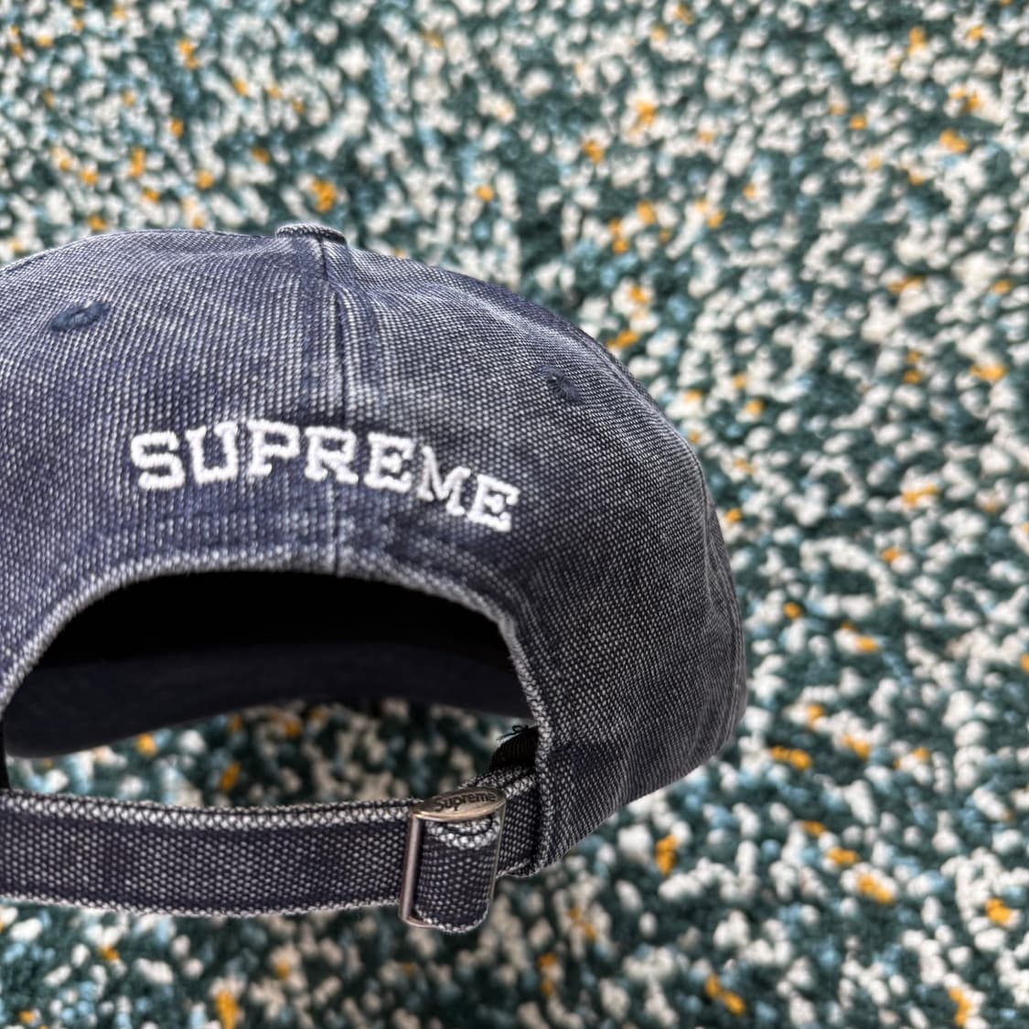 슈프림 로고 피그먼트 캡 2컬러 상품이미지8