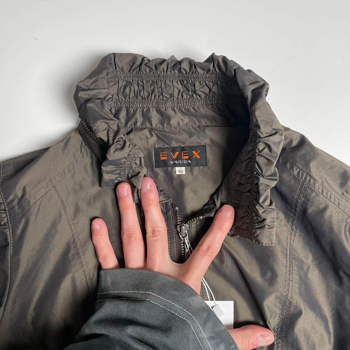 Krizia 셔링 디테일 나일론 자켓 상품이미지7