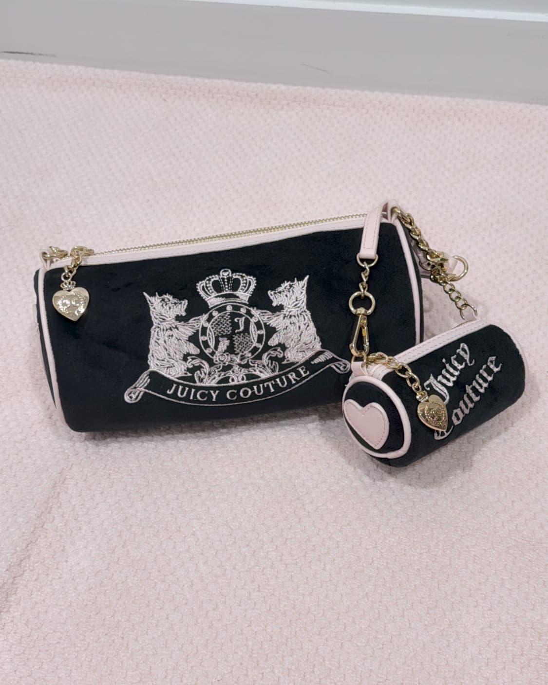 쥬시꾸뛰르 테리독 배럴백 베이비메탈클럽 베이비베어 빈티지 y2k 상품이미지1